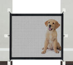 NWK Magic Dog Gate for Stairs Pet Gate for The House Providing a Safe Enclosure for Pets to Play and Rest, 6 Hooks Design (50'' X 30'')