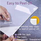 Anti-Cat Scratch Furniture Protector-16-Pack –Single-Sided, Heavy-Duty Self-Adhesive Tape, No-Residue for Couch, Doors & Walls - with 70 Twist Pins (16P+70 Pins)