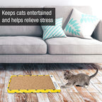Our Pets Cosmic Cat Scratcher, North-American Grown Catnip Included, Reversible for Twice the Use, 18.13" x 10.13" x 1.25"