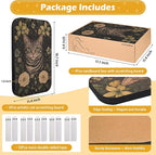 Art Cat Scratcher, 3 Packs Wall-Mountable Art Cat Scratching Board with Box, Cat Wall Scratcher, Cat Scratchers for Indoor Cats Toy Furniture Protector（Elephant&Cat&Panda）