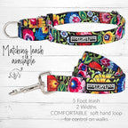 Lucky Love Dog Wide Martingale Dog Collar - No-Slip, Durable, & Soft Webbing 1.5 inch Martingale Collar for Dogs Male and Female Ideal for Training & Walking - Blackbird, X-Large
