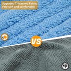 Bienbee Dog Bathrobe, Quick Drying Super Absorbent Dog Robes for After Bath, Warm Keeping Dogs Towel, Dogs Bath Supplies, Light Blue XXL