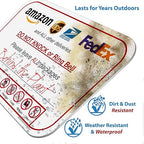 Please Do Not Knock or Ring Doorbell - Leave Package Sign Blank, Write Your Own Delivery Message, 6" x 9" No Rust PVC Will Not Scratch, Easy to Mount w/Included Adhesive, Made in USA by SPRYZZLE