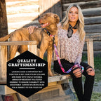 Wolfgang Heavy Duty, Adjustable Dog Collar with Quick Release Nylon Buckle for Walking & Training, Daydream Print, Large