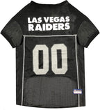 Pets First NFL Raiders Dog Jersey, Size Medium, Football Shirt Costume for Pet, Dog Sports T-Shirt, NFL Team Clothing for Cats, Licensed Pet Apparel Available in 7 Sizes and 32 Teams