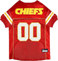 Pets First NFL Kansas City Chiefs Dog Jersey, Size Small, Football Shirt Costume for Pet, Dog Sports T-Shirt, NFL Team Clothing for Cats, Licensed Pet Apparel Available in 7 Sizes and 32 Teams
