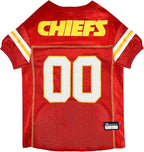 Pets First NFL Dog Jersey, Kansas City Chiefs, Size 3XL. Officially Licensed, Comfortable Mesh Jersey for Dogs