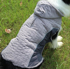 Fleece Dog Hoodie for Small Medium Dogs Super Warm Puppy Jacket for Cold Winter Dog Coats,Grey M