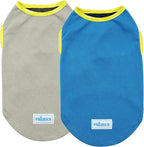 KYEESE 2Pack Dog Cooling Shirt, Breathable Dog Shirt for Small Dogs, Sun Protection Dogs Cooling Vest Tank Top, Lightweight Soft Sleeveless Summer Pet Clothes, Boat+Ice Cream, L