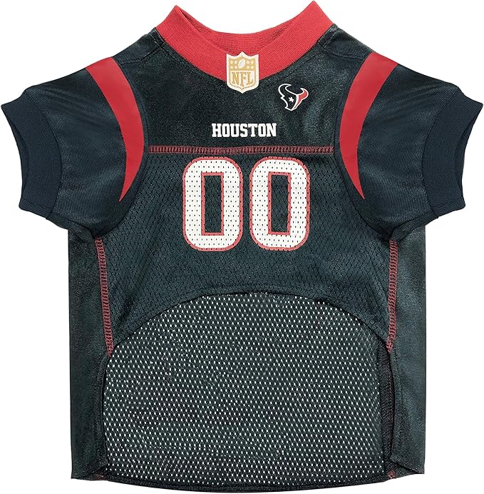 Pets First NFL Houston Texans Dog Jersey, Size X-Small, Football Shirt Costume for Pet, Dog Sports T-Shirt, NFL Team Clothing for Cats, Licensed Pet Apparel Available in 7 Sizes and 32 Teams