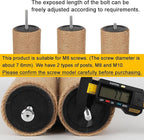 7.4cm 2.91in Diameter Cat Tree Scratching Post Replacement Jute Pole Parts for Cat Tower (15.75in/40cm, M8*2poles)