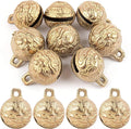 AUEAR, 8 Pieces Vintage Brass Bells 38mm Mini Jingle Bell for DIY Wind Chimes Home Decor