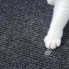 ReWallpaper Cat Scratching Mat Self-Adhesive Dark Grey Cat Scratch Furniture Protector Roll for Sofa Couch Armrest Chair Wall Corner Tower Post Durable Scratch Pad Strong Grip Claw Guard 15.8inx6.5ft