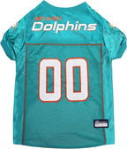 Pets First NFL Miami Dolphins Dog Jersey, Size X-Large, Football Shirt Costume for Pet, Dog Sports T-Shirt, NFL Team Clothing for Cats, Licensed Pet Apparel Available in 7 Sizes and 32 Teams