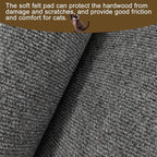 118'x15.8' Trimmable Cat Scratching Post Carpet Cover and Mat Cat Scratcher for Steps and Couch DIY Protector