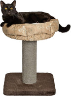 Midwest Homes for Pets 21.86-Inch Feline Nuvo Terrace Fashionable Cat Tree with Removable Lounging Cat Bed, Brown & Tan (139T-TN)