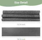 Cat Scratch Furniture Protector 78.7"x15.8" - Adhesive & Trimmable Cat Scratch Protection Mat to Shield Sofa, Couch, Wall, Cat Tree Post from Claws