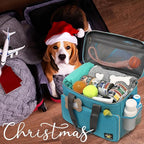 Dog Travel Bag for Traveling| Week Away/Overnight Travel Accessories with Multi-Function Pockets|Pet Travel Set for Dog and Cat|Ultimate Gift for Dog Moms &Dads, Doggy Lovers &Pet Owners
