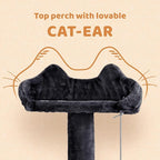 Topeakmart Multi-Level Cat Tree for Indoor Cats Cat Tree Tower for Large Cats with Sisal-Covered Scratching Posts, Condo, Stable Cat Tower, Cat Furniture Play Center for Indoor Cats Activity