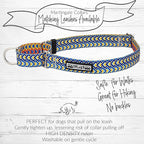 Lucky Love Dog Martingale Dog Collar - Adjustable, No-Slip, Durable, & Soft Webbing Collar for Male and Female Dogs Ideal for Training & Walking - Murphy, Medium