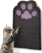 Lukamoo® Cat Scratching Pad, Wall Mounted Scratcher for Indoor Cats (Medium (24'' x 16'')) (Black Cat)
