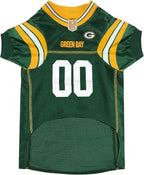 Pets First NFL Green Bay Packers Dog Jersey, Size X-Small, Football Shirt Costume for Pet, Dog Sports T-Shirt, NFL Team Clothing for Cats, Licensed Pet Apparel Available in 7 Sizes and 32 Teams