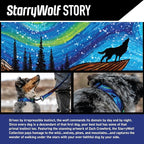 Wolfgang Heavy Duty Dog Leash, Pull-Tested for Walking & Training, StarryWolf Print, Small