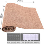 2 Pack Cat Scratch Furniture Protector Trimmable DIY Climbing Scratching for Indoor Couch Protector from Cat Claws, Walls and Tower Replacement (Beige, 15.7'' x 39.3'')