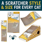 OurPet's Straight and Narrow Single Wide Reversible Cat Scratcher