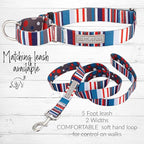 Lucky Love Dog Martingale Dog Collar - Adjustable, No-Slip, Durable, & Soft Webbing Collar for Male and Female Dogs Ideal for Training & Walking - Linus, Large
