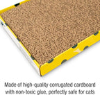 Our Pets Cosmic Cat Scratcher, North-American Grown Catnip Included, Reversible for Twice the Use, 18.13" x 10.13" x 1.25"