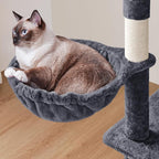 Topeakmart Cat Tower for Indoor Cats 63.5inch, Cat Furniture Condo with Scratching Posts as Kitten Activity Center
