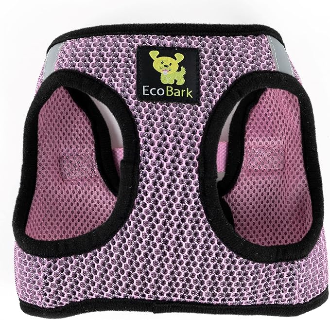 EcoBark Step in Dog Harness Reflective Soft Ultra Padded Mesh Dog Harnesses for XXS, XS, Small, and Medium Dogs Eco-Friendly Comfort Secure Halter No Pull Adjustable Pet Vest