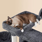 Yaheetech 73inch Cat Tree, Cat Stand Furniture with Scratching Posts Perches Hammock as Indoor Kittens Activity Center