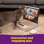 ScratchPad Pro — Cardboard Laptop Cat Scratcher, Interactive Cat Toys for Indoor Cats, Kitten Supplies and Cat Stuff by Relatable