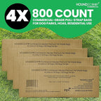 Case of 3200 Pull-Strap Header Pet Waste Bags, 32 Header Packs of 100 Bags, Commercial Dog Waste Station Bags HOA, Residential, XL and Strong, Easy Single Pull for Poop Station Dispensers