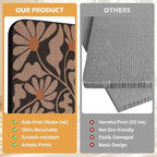 2 Pack Art Cat Scratcher, Wall-Mountable Cat Scratch Pad, Wall Cat Scratcher 16.7x11x1 Inch Cat Scratching Board for Indoor Cats Toy(Black & White 1)