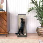 WAY BASICS Cat Scratching Post Standing Scratcher Scratch Pad (Tool-Free Assembly)
