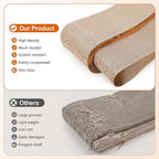 Cat Scratcher 2 in 1 Scratchers for Indoor Cats Scratching Board Cardboard, Horizontal Corrugated Scratch Pad for Cats as Beds & Furniture Reversible Sofa Scratch (2 Pack)