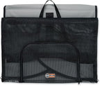 K&H Pet Products Enclosed Dog Car Seat, Travel Safety Carrier for Pets, Dog Travel Car Seat, Soft-Sided Covered Cat Carrier, Washable Pad, Multiple Entrances, Mesh Windows - Medium 24 X 19 X 17in