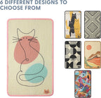 The Cat Ladies Scratching Poster - Wall Scratcher Pads - Scratch Mat Art Print for Indoor Cats - Furniture, Couch, and Carpet Protector - Wall Mounted or Floor Sisal Scratchers
