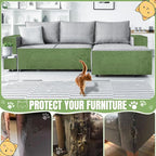 ROYALAY Cat Scratching Post Carpet Covered 78.7”x15.8”,Trimmable Self-Adhesive Mat Cat Scratcher, Furniture Protector Cat Tree Shelves Replacement Parts for Shelf Shelves Steps Couch DIY Protector