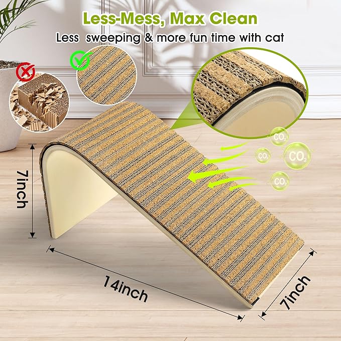 cat Scratching Post-Cat Scratching Pad with Cork