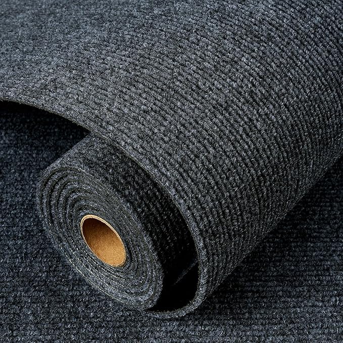 LaCheery 24"x79" Furniture Protectors from Cats Scratching Cat Scratch Pad for Couch Corner Protectors for Cats Dark Grey Cat Scratch Mat Self Adhesive Trimmable DIY Pets Scratching Carpet Large Roll