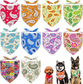 10pcs Dog Bandanas Paisley for Xs Small Breed Dog Kerchief Triangle Bibs Scarves Pink Blue Yellow Purple Girl Boy Grooming Costume