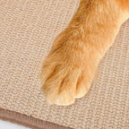 2 Pcs Cat Scratcher Mat Natural Sisal Cat Scratch Pad Indoor Horizontal Floor and Wall Cats Scratching Pad Rug Protect Carpets and Sofas
