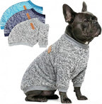 3 Pack Dog Sweaters for Small Dogs Girl Boy Winter Fleece Clothes Warm Soft Dog Sweatshirt Outfit for Dogs Cats Pet Apparel