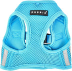 Puppia Soft Vest Dog Harness No Choke Step-in Reflective Triple Layered Breathable Mesh for Small and Medium Dog, Sky Blue, X-Large
