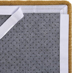 SAFAVIEH Cat Scratch Mat Pad Collection, 16" x 24", Natural Brown, Sisal Boucle Weave, Velcro & Slip Resistant Backing