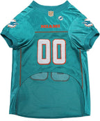 Pets First NFL Miami Dolphins Dog Jersey, Size X-Large, Football Shirt Costume for Pet, Dog Sports T-Shirt, NFL Team Clothing for Cats, Licensed Pet Apparel Available in 7 Sizes and 32 Teams